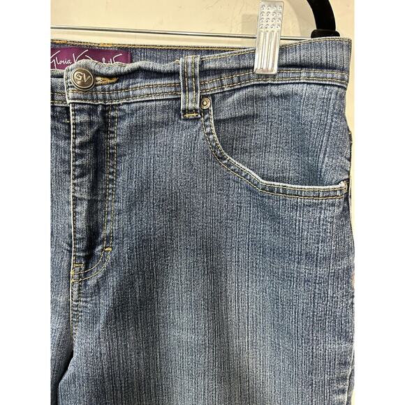 Gloria Vanderbilt Womens Size 12 Dark Wash Short Jeans - Picture 4 of 13